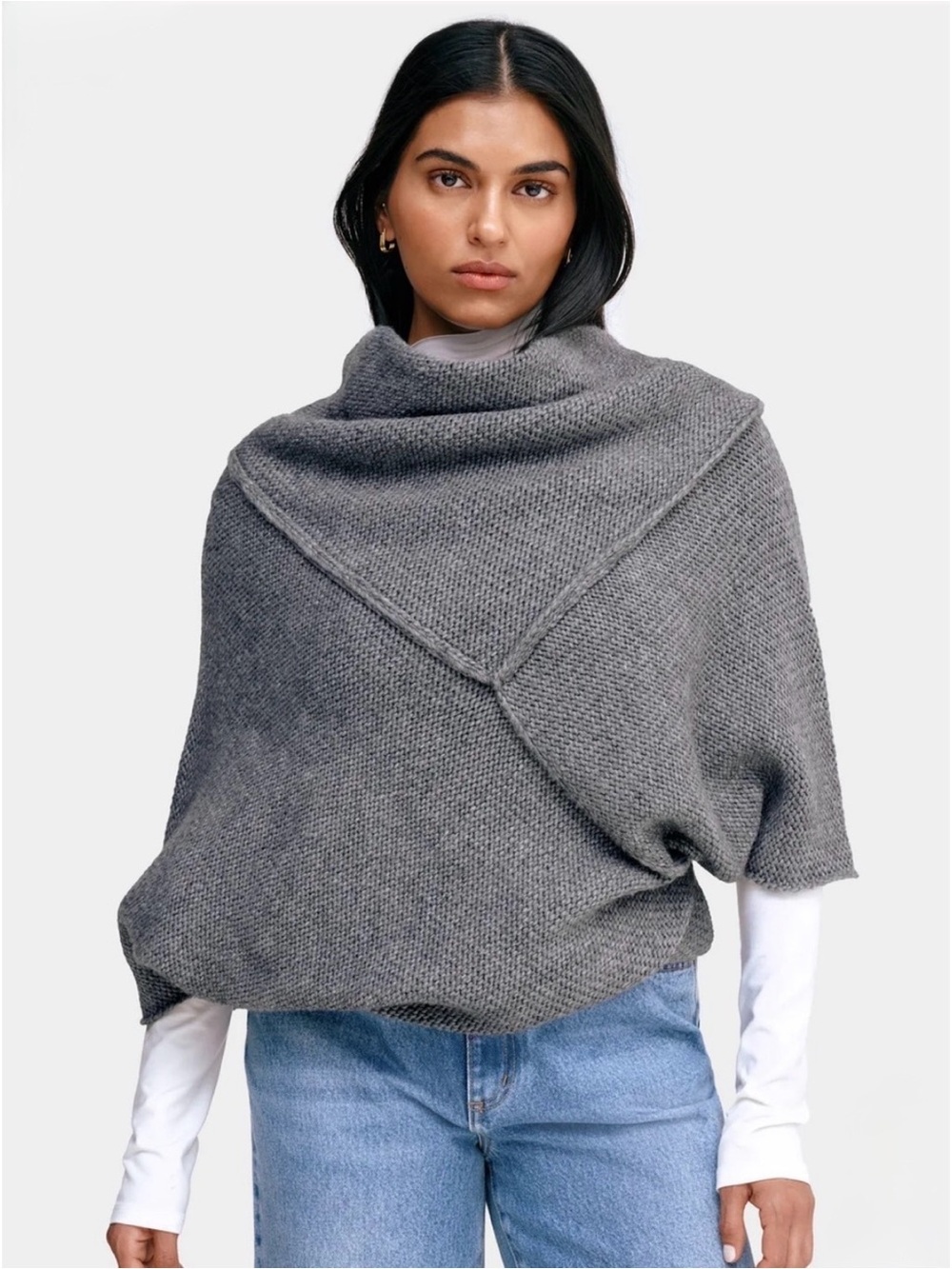 Marcella NYC Palmer Asymmetrical Knit Top